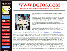 Tablet Screenshot of gotdojos.com